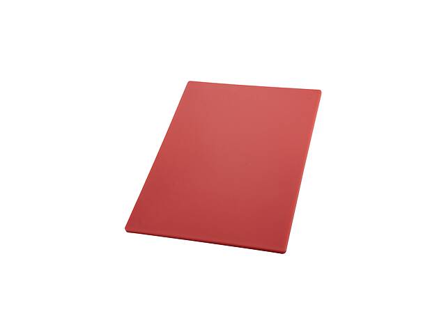 Доска разделочная Winco пластиковая 45х60х1.25 см Красная (01082)