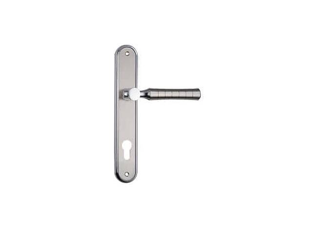 Дверная ручка на планке под ключ (85 мм) SIBA Pisa матовый Никель/хром