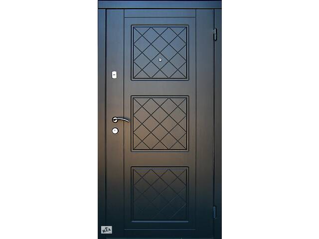 Двери входные в квартиру Рока двухцветная Ваш ВиД Графит/Белое дерево 860,960х2050х75 Левое/Правое