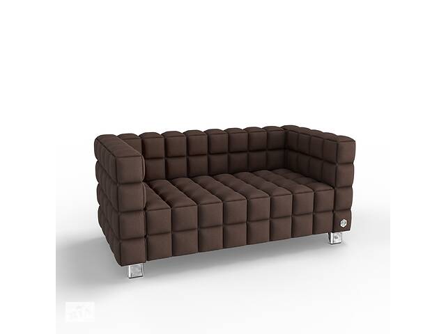 Двухместный диван KULIK SYSTEM NEXUS Ткань 2 Шоколадный (hub_mScJ29985)