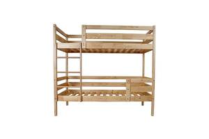 Двухъярусная деревянная кровать для подростка с ящиками Sportbaby 190х80 см лакированная babyson 4