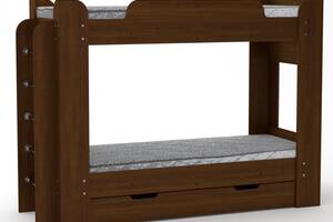 Двоярусне ліжко Компаніт Твікс-1 горіх екко