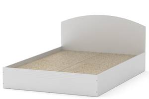 Двуспальная кровать Компанит-140 альба (белый)
