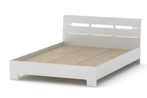 Двуспальная кровать Компанит Стиль-140 альба (белый)