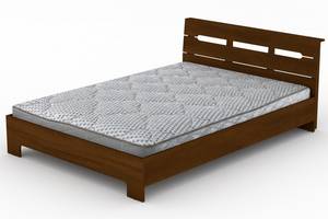 Двуспальная кровать Компанит Стиль-140 орех экко