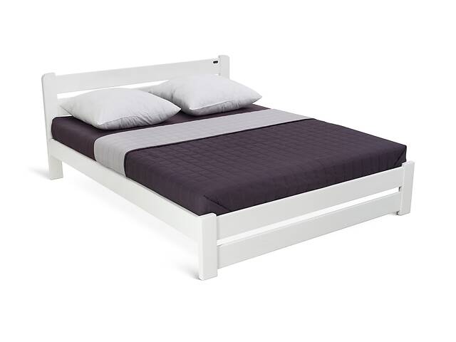 Двоспальне Ліжко з дерева сосна 120*200 Престиж MECANO колір Білий 19MKR021