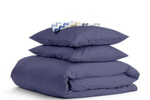 Двуспальная постель с простыней на резинке Nightfall CS6 Cosas Синий 180х220 см