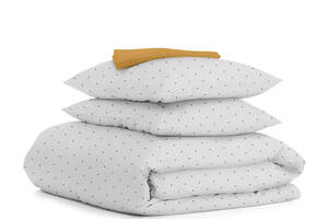 Двуспальное постельное белье Mini Dots CS5 Cosas серый 180х220 см