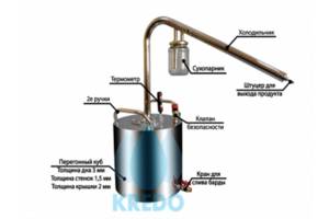 Дистиллятор Экспресс с сухопарником лучший вариант за эти деньги