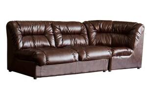 Диван Richman Візит Двійка 870 x 1650 x 850H см Кут Титан Dark Brown Коричневий