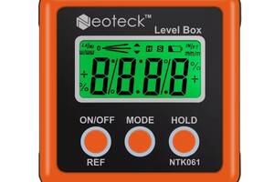 Электронный цифровой угломер Neoteck NTK061 Orange