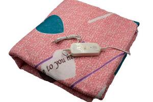 Электропростынь Electric Blanket 7418 115х140 см Pink Heart