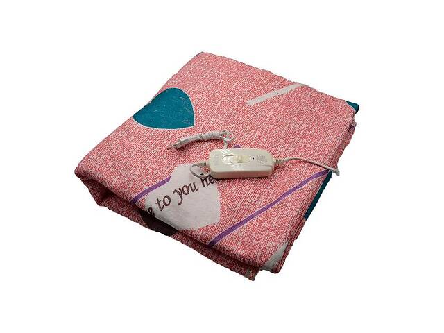 Электропростынь Electric Blanket 7418 115х140 см Pink Heart