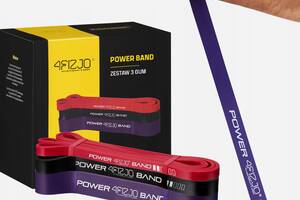 Еспандер-петля 4FIZJO Power Band 6-26 кг (резина для фітнесу і спорту) набір 3 шт 4FJ0002 Купи уже сегодня!