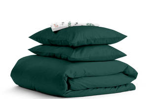 Евро постельное белье Pine CS5 Cosas Зеленый 200х220 см