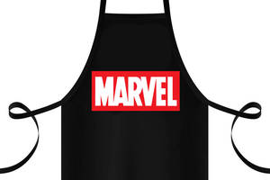 Фартук с принтом Арбуз Marvel 68 см Черный