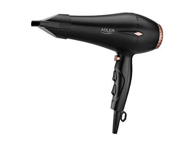 Фен для волос профессиональный Adler AD 2244 AC Motor 2000W Black (111605)