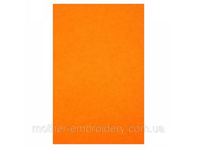 Фетр листовой (полиэстер)' Светло оранжевый' 20х30 см, А4 170 г/м2, творчество, рукоделие