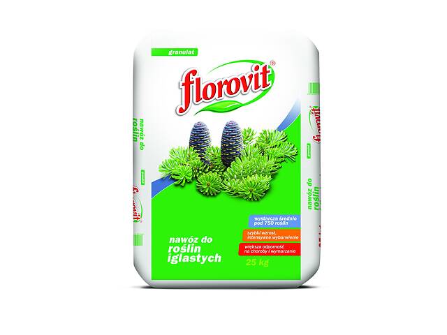 FLOROVIT добриво для хвойних 25кг