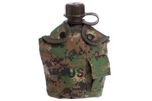 Фляга с котелком V-1л в чехле SP-Sport TY-4834 Камуфляж Marpat