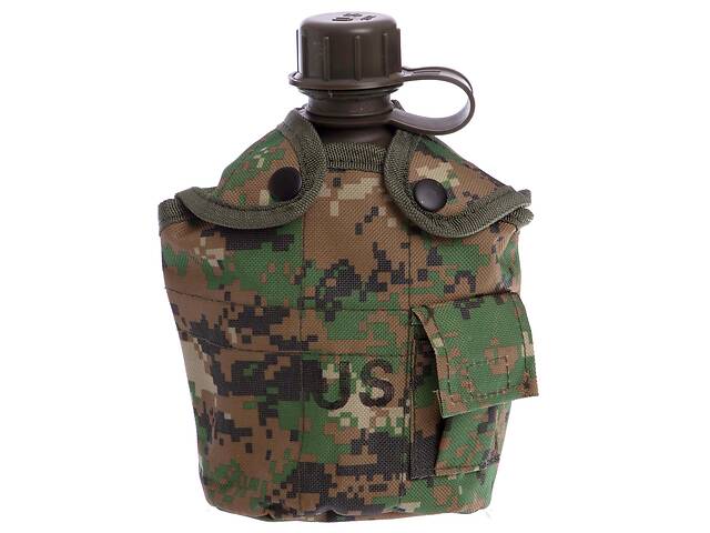 Фляга с котелком V-1л в чехле SP-Sport TY-4834 Камуфляж Marpat