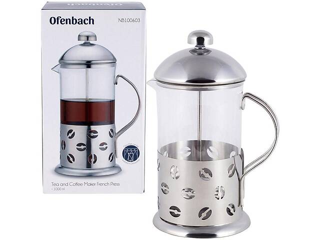 Френч-пресс для чая и кофе 1000 мл DP97235 Ofenbach