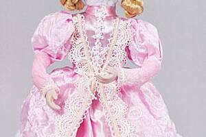 Фигура-кукла 'Снегурочка в розовом' 43см