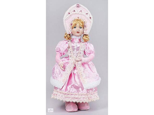 Фигура-кукла 'Снегурочка в розовом' 43см