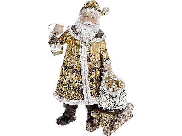 Фигура Santa Claus золотой 24.5 см BonaDi DP97735