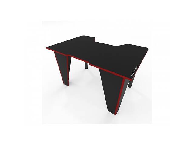 Геймерский игровой стол Comfy Home Frost черный+красный