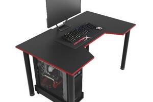 Геймерский игровой стол ZEUS™ GAMER-3 черный / красный