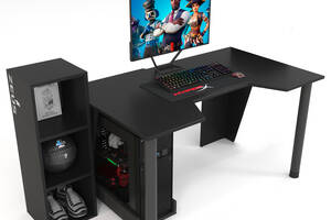 Геймерский игровой стол ZEUS™ GAMER-4 чёрный