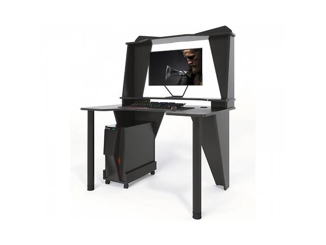 Геймерский игровой стол ZEUS™ IVAR-3 (1400 мм) черный