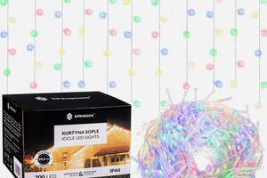 Гірлянда бахрома вулична (зовнішня) Springos 8 м 200 LED CL0203 Mix Купи уже сегодня!