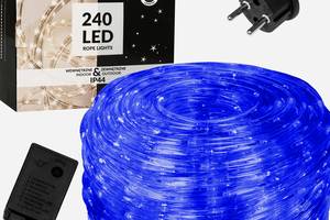 Гірлянда дюралайт вулична (зовнішня) Springos Rope Lights 10 м 240 LED CL1203 Blue Купи уже сегодня!