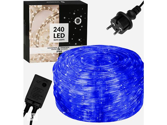 Гірлянда дюралайт вулична (зовнішня) Springos Rope Lights 10 м 240 LED CL1203 Blue Купи уже сегодня!