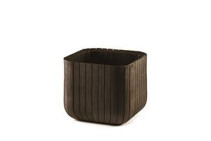 Горшок для растений Keter CUBE PLANTER L коричневый