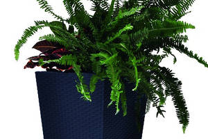 Горшок для растений Keter Medium Rattan Planter серый