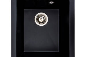 Гранитная мойка для кухни Platinum 4150 SOKIL матовая (черная)