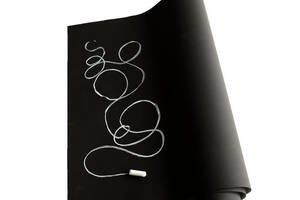 Грифельная наклейка с мелками Aboel 45 х 200 см Черный (iw101710)