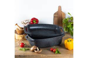 Гусятница с крышкой Edenberg EB-4607 32x21x10.6 см 5,1 л