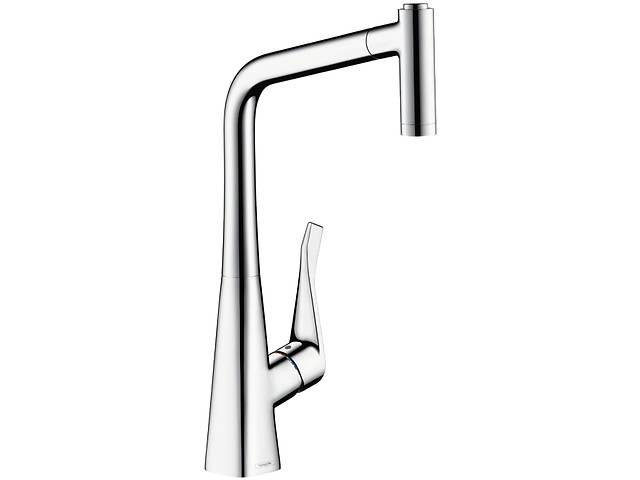 HANSGROHE Metris Steel Optic Смеситель для кухни, однорычажный