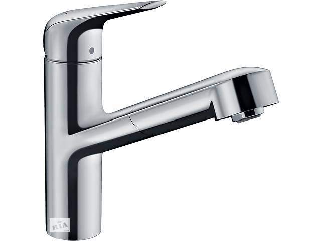 Hansgrohe Смеситель для кухни Focus M42, дл.излива - 225мм, вытяжной, 1 рычаг, KM150sBox, хром