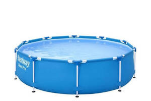 Каркасный бассейн Bestway 56679 Steel Pro Round Pool 305 x 76 см Blue N