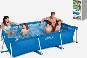 Каркасный бассейн Intex 28270 NP, 220 х 150 х 60 см, прямоугольный, 1662 л Купи уже сегодня!