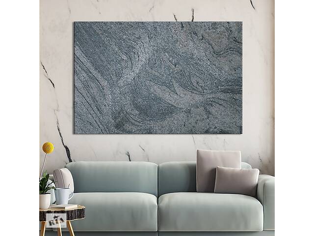 Картина абстракция для офиса KIL Art Серый градиент 75x50 см (1125-1)