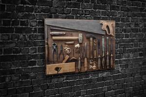 Картина для интерьера KIL Art Рабочие инструменты 51x34 см (434)