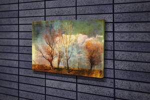 Картина KIL Art для интерьера в гостиную спальню Осенние деревья 80x54 см (475)