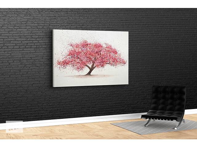 Картина KIL Art для интерьера в гостиную спальню цветущая сакура 51x34 см (431)