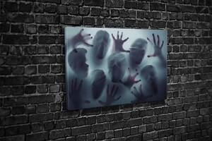 Картина KIL Art для интерьера в гостиную спальню Жуткие призраки 80x54 см (644)